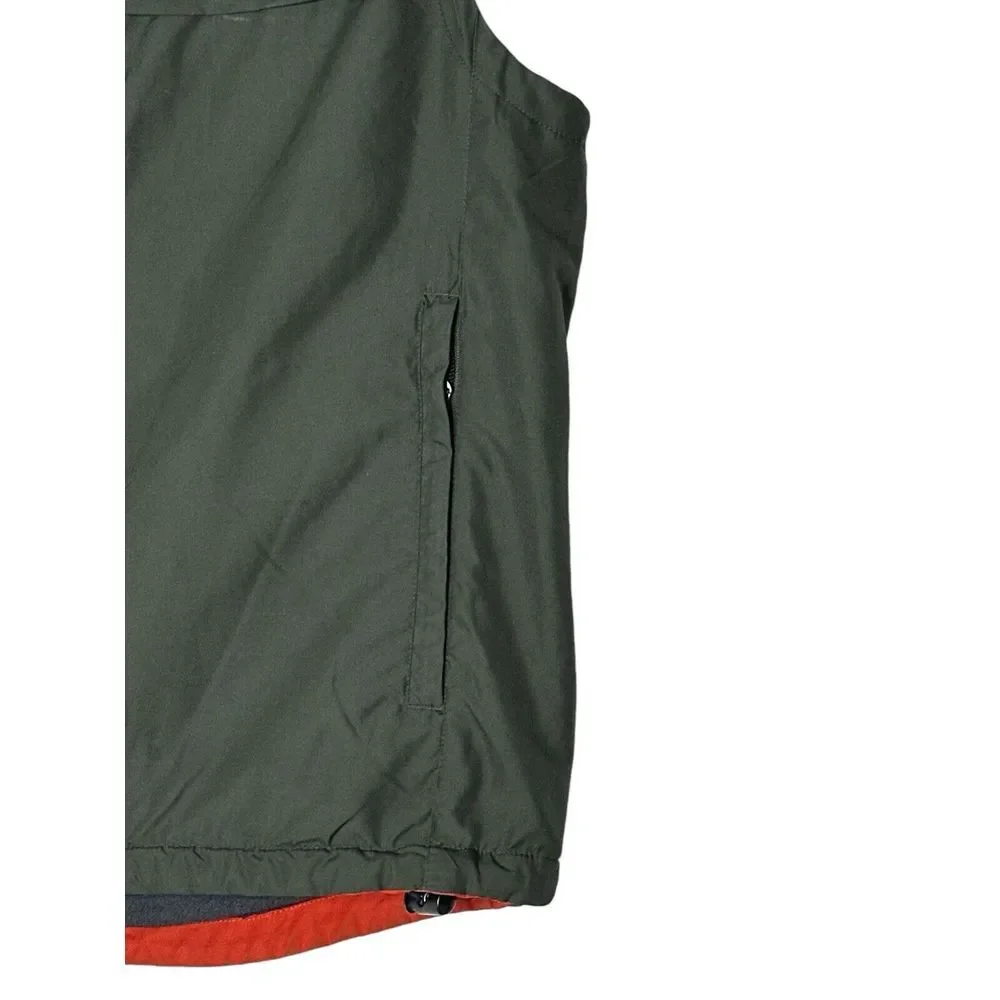 J Crew Vest Men Large Outdoor Puffer Green Military‎ Hiking Cozycore Camping
